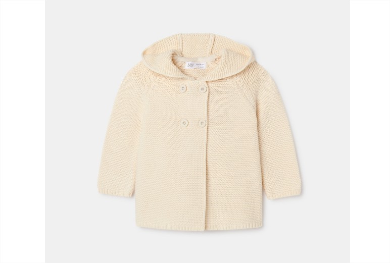 Chaqueta de bebe niña tricot El Corte Inglés