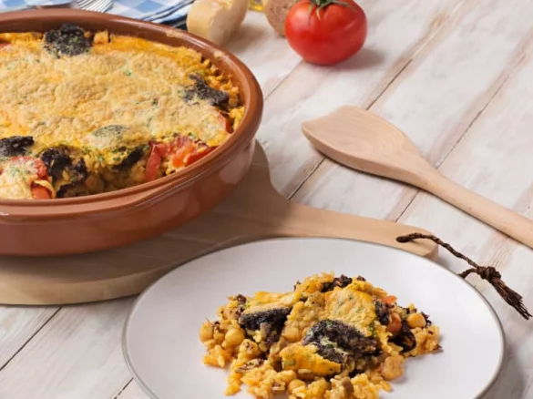 arroz con costra