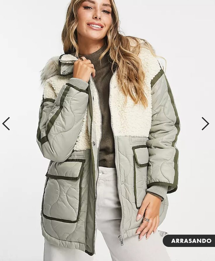 chaqueta hibrido asos