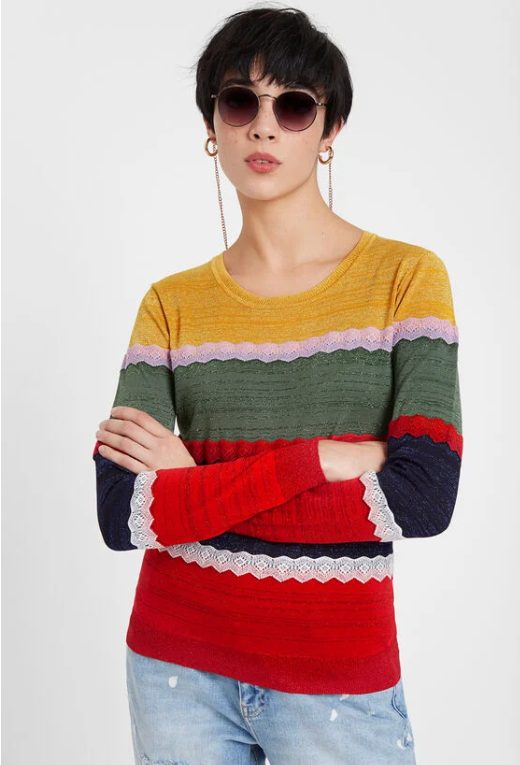 jersey rayas desigual