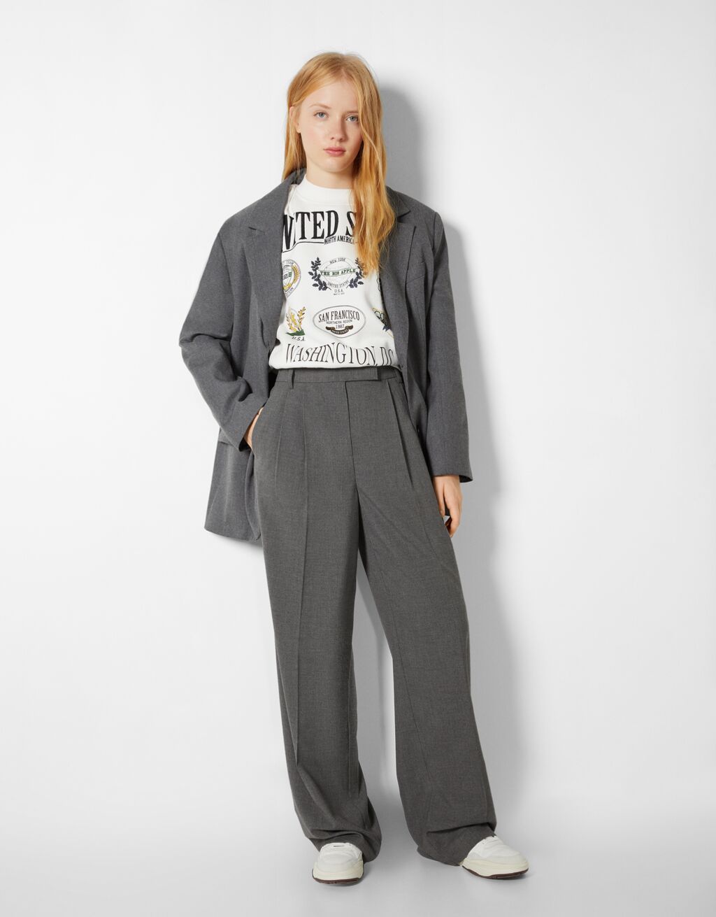 pantalon tailoring bershka
