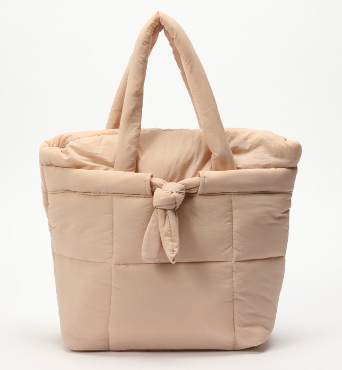 shopper acolchado lazo lefties