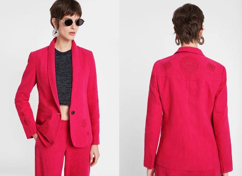 AMERICANA FUCSIA TROQUELADA