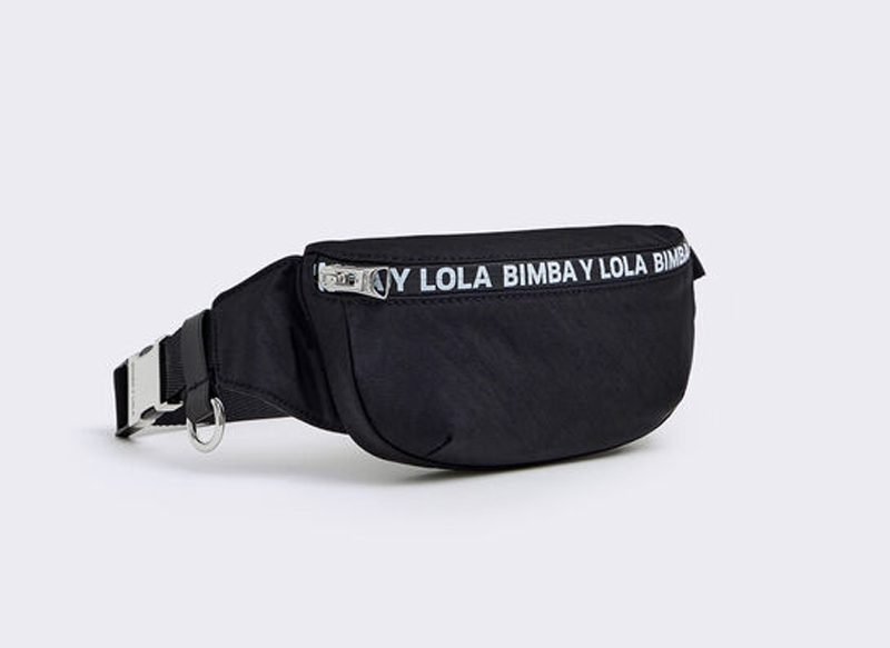 RIÑONERA MINI NYLON NEGRA DE BIMBA Y LOLA