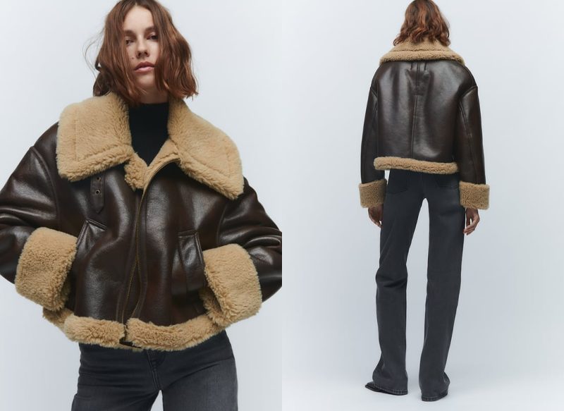 CAZADORA CORTA DOBLE FAZ DE ZARA