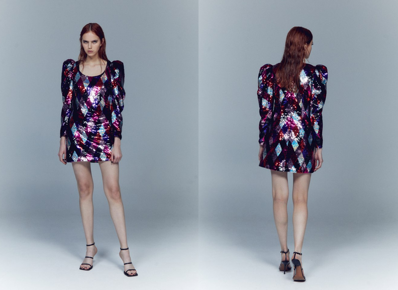 VESTIDO LENTEJUELAS ROMBOS