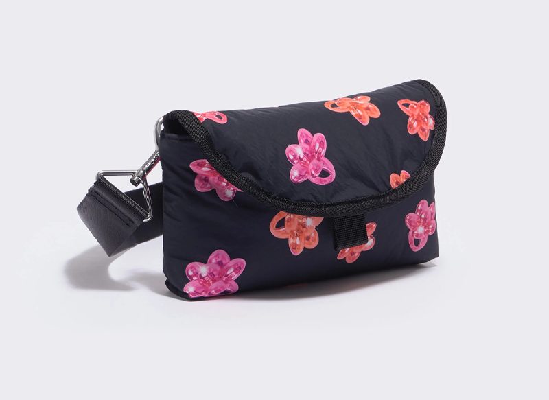 MINIBOLSO PRINT RINGS NEGRO DE BIMBA Y LOLA