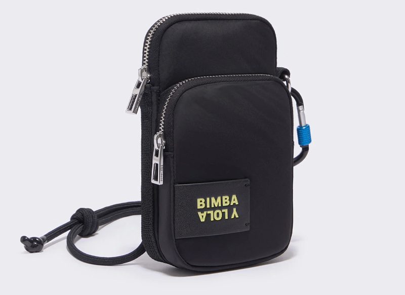 MINIBOLSO NYLON NEGRO DE BIMBA Y LOLA