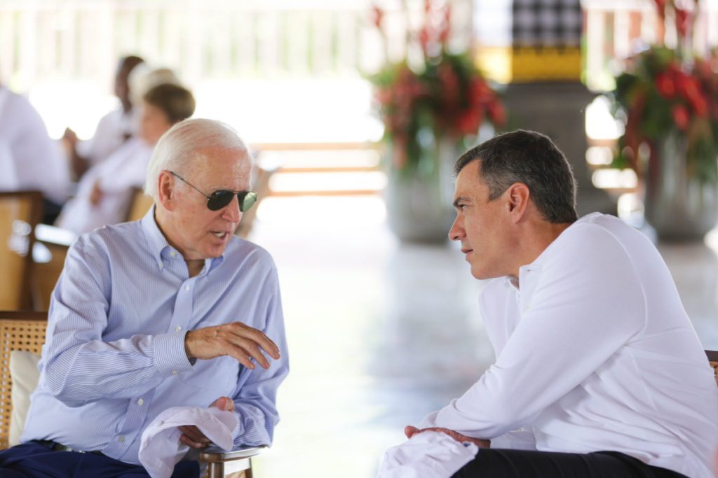 Pedro Sánchez y Joe Biden