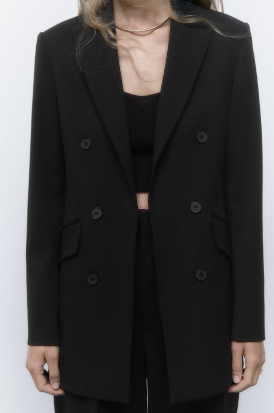 blazer abierta botones