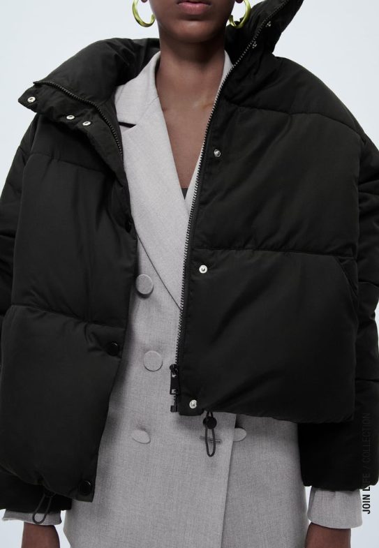 cazadora corta zara