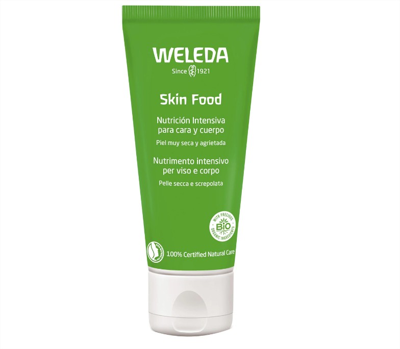 crema de plantas medicinales skinfood weleda