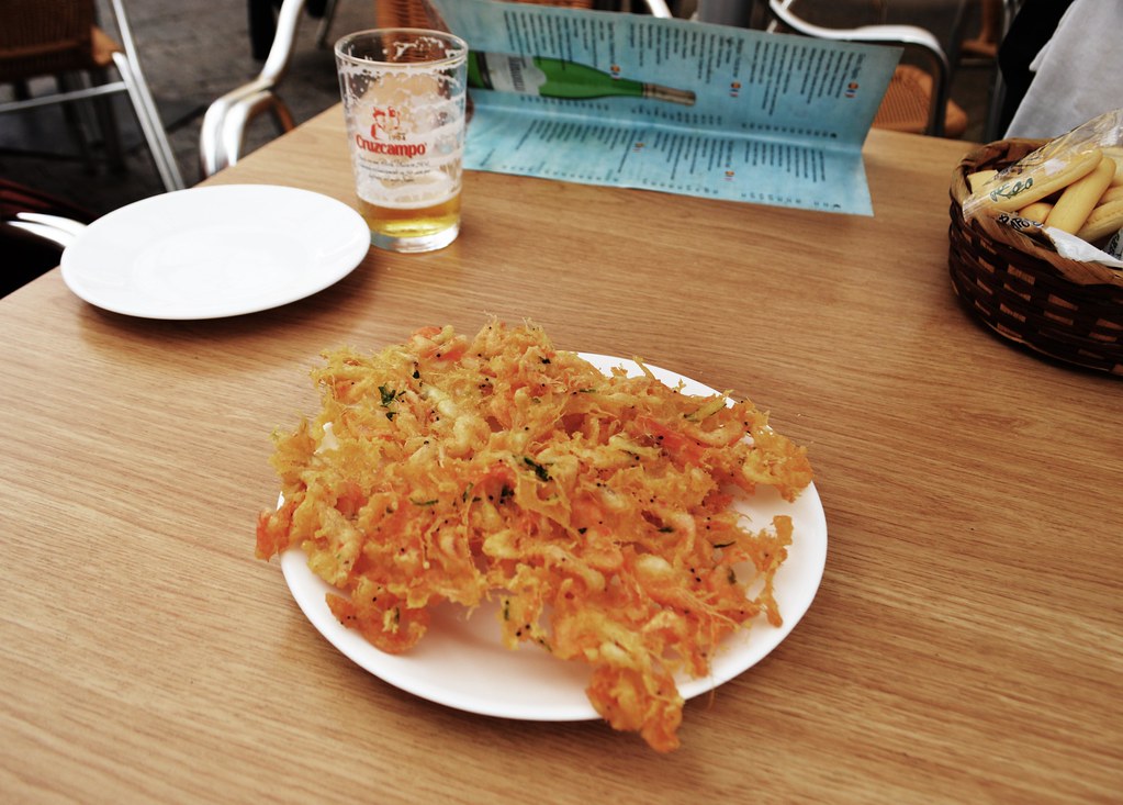 tortillita de camarones entrante