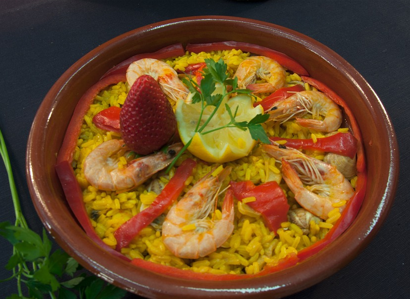 ÚLTIMOS PASOS DE LA RECETA DE ARROZ CON MARISCO