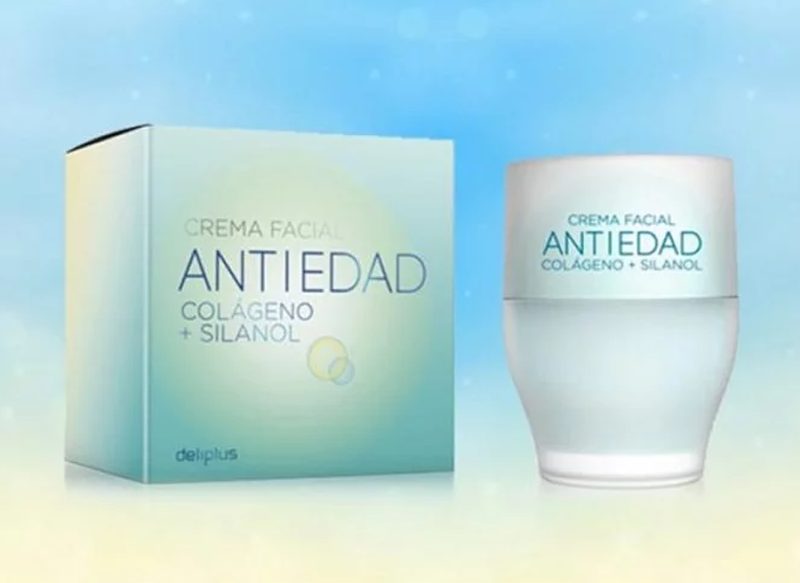 CREMA ANTIEDAD CON COLÁGENO Y SILANOL DELIPLUS DE MERCADONA