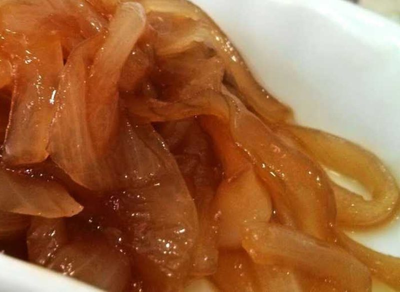 PASOS FINALES DE LA ELABORACIÓN DE CEBOLLA CARAMELIZADA