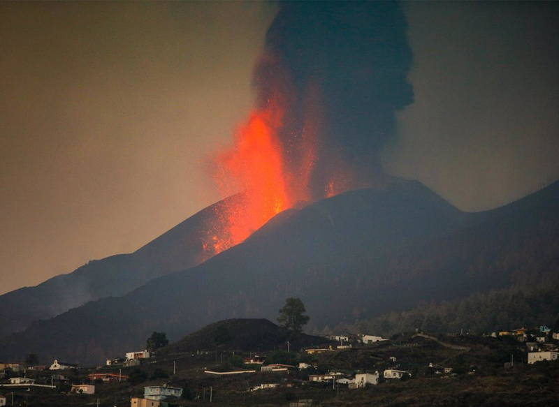 ERUPCIONES MÁS EXPLOSIVAS EN EL VOLCÁN DE LA PALMA