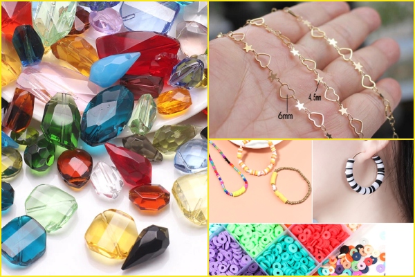Abalorios, cristales y cadenas de Aliexpress para hacerte tus propias joyas en casa