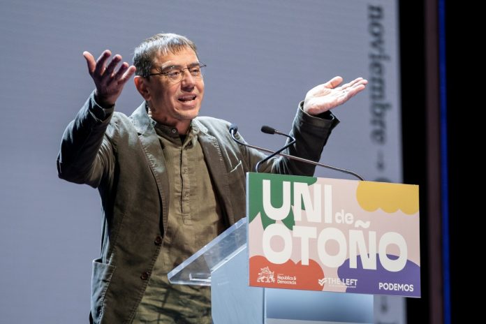 Juan Calos Monedero de Unidas Podemos.