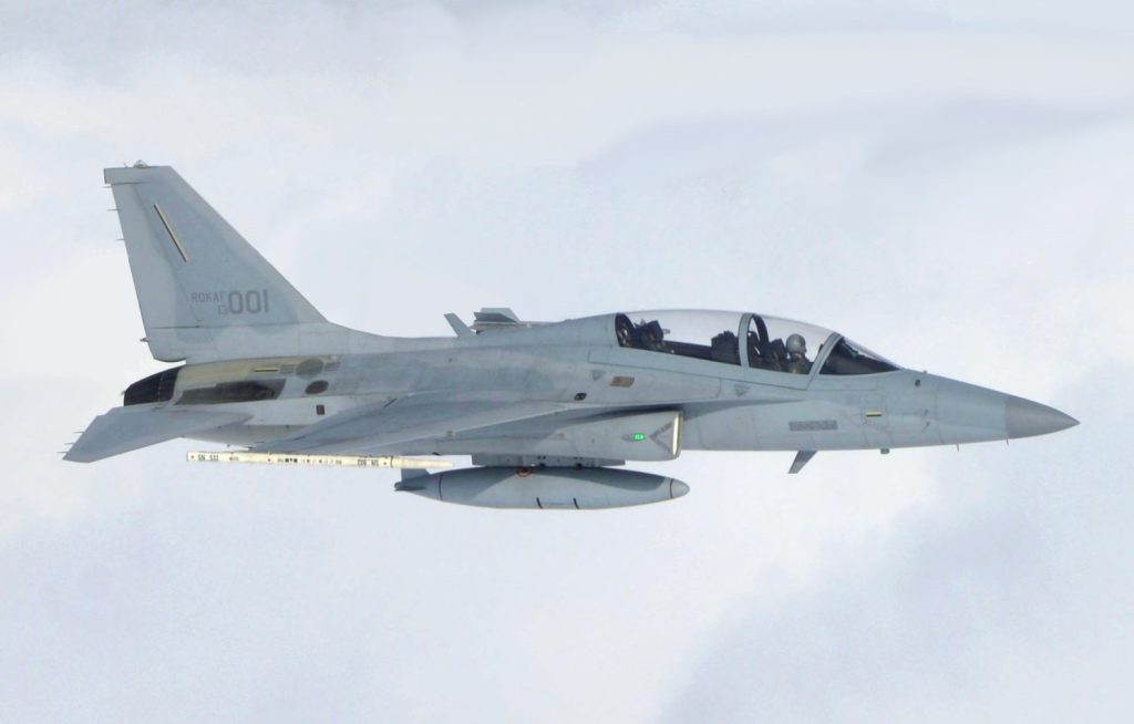 KAI FA 50 Fighting Eagle of ROK AirForce cropped Moncloa