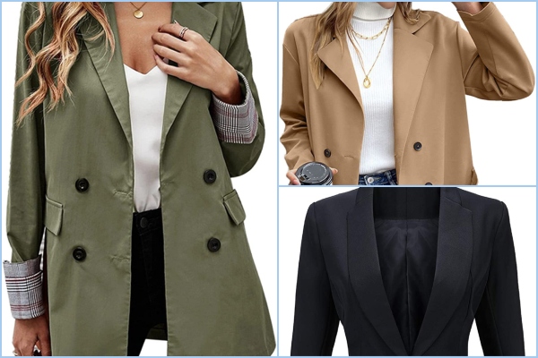 La chaqueta de traje estilo gabardina de Amazon con la que causarás sensación estés donde estés