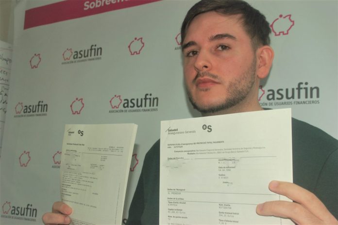 Xavier Jurado firmó dos hipotecas con sendos seguros a prima única financiada/Beatriz J.