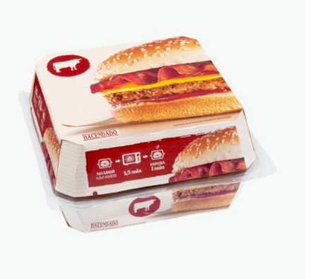 hamburguesa fast food de mercadona