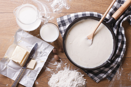 ingredientes para hacer bechamel
