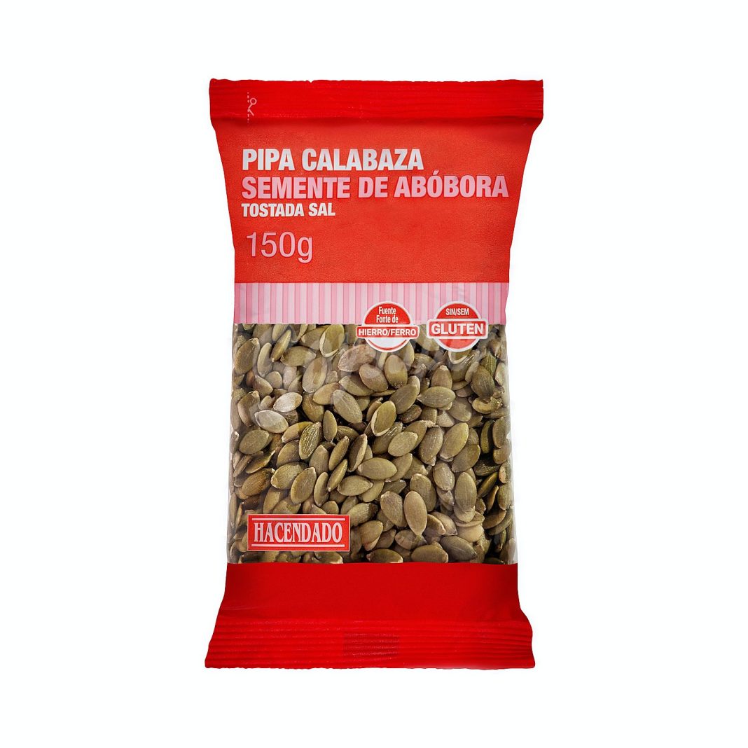 pipas calabaza productos de supermercado celiacos