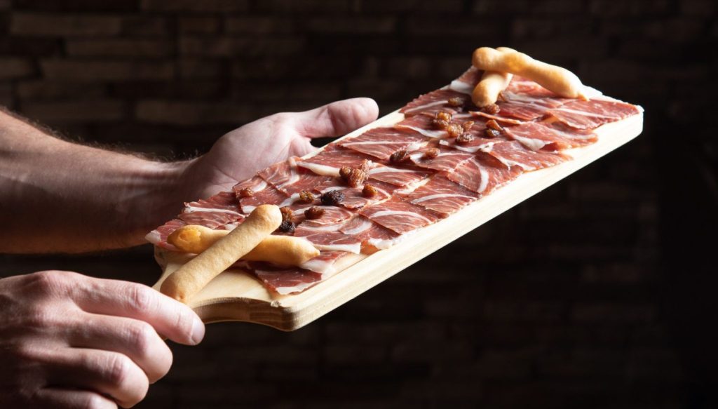 tabla de jamon iberico Moncloa