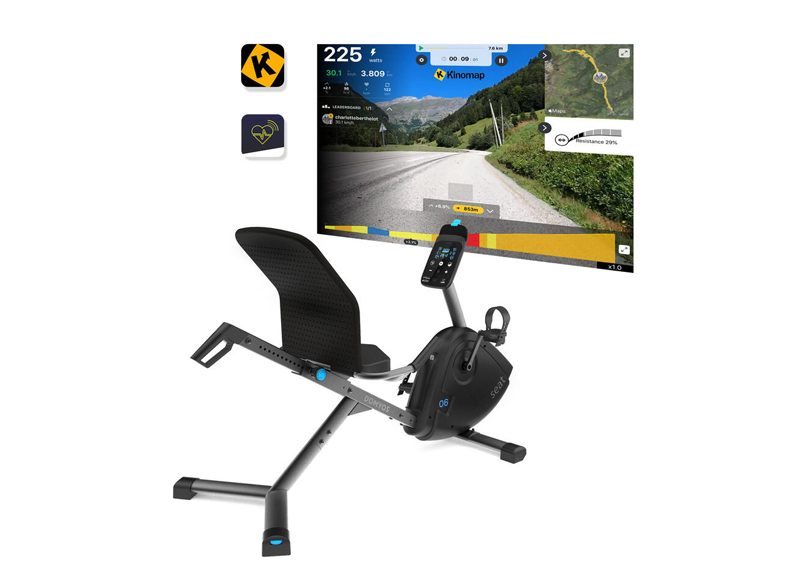 BICICLETA DE DECATHLON ESTÁTICA SEMITUMBADO DOMYOS EB SEAT