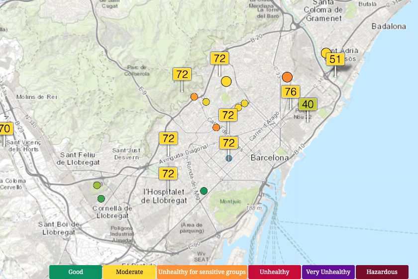 La izquierda presume de Colau, pero quien cumple con la contaminación es Almeida 1 Moncloa Captura de pantalla 2023 01 03 a las 12.41.28 Moncloa