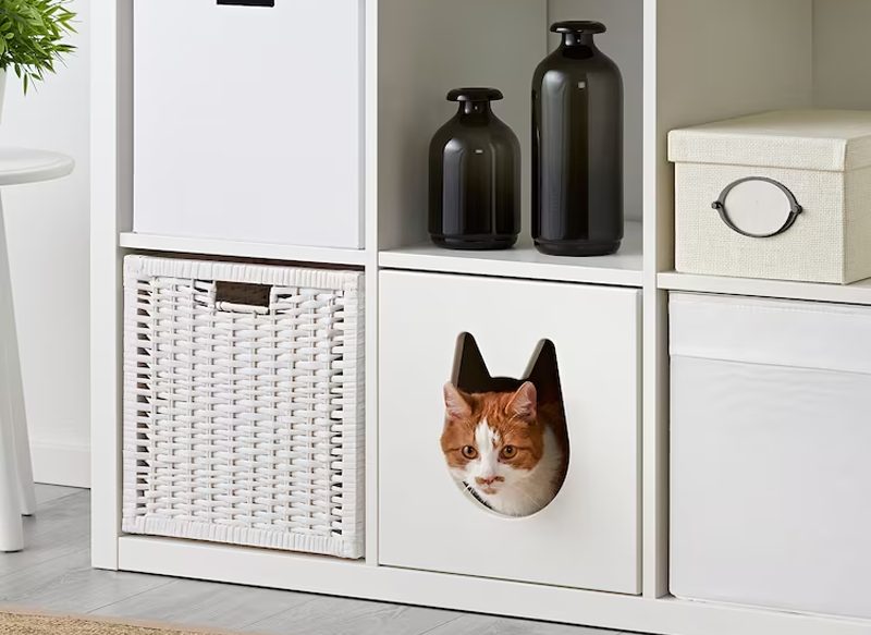 CASA PARA GATOS KALLAX DE IKEA