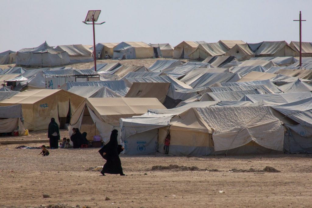 Campo de Al Roj para familiares de combatientes del autodenominado Estado Islámico 