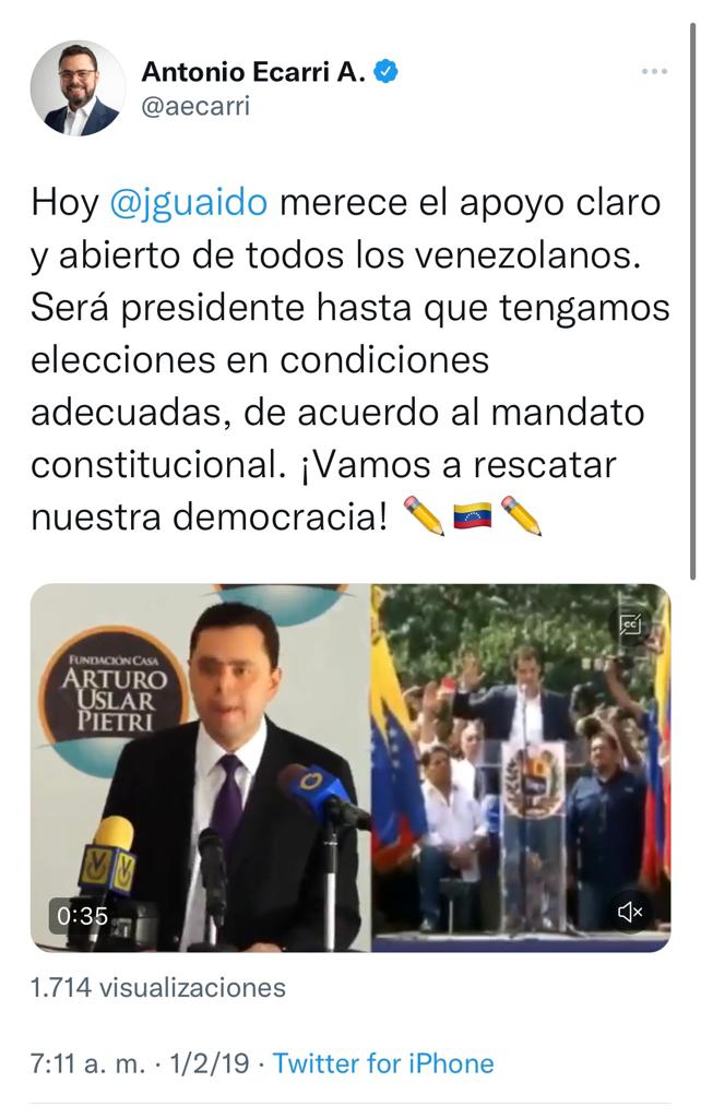 Zapatero aterrizó en Caracas tras conocerse que está apoyando al candidato "opositor" Antonio Ecarri 1 Moncloa WhatsApp Image 2023 01 20 at 17.21.53 Moncloa