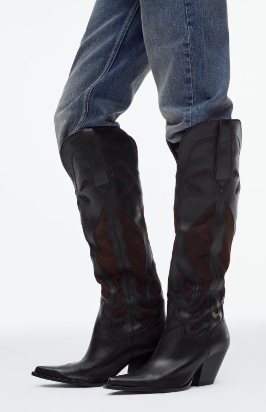 bota cowboy combinada
