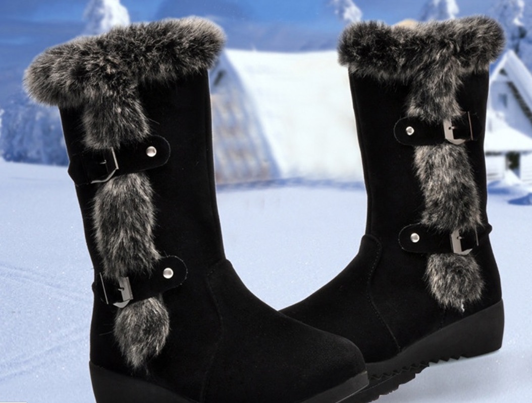 botas altas pelo