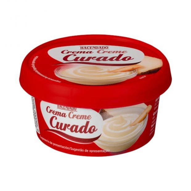 crema de queso curado