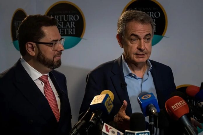 José Luis Rodríguez Zapatero y Antonio Ecarri.