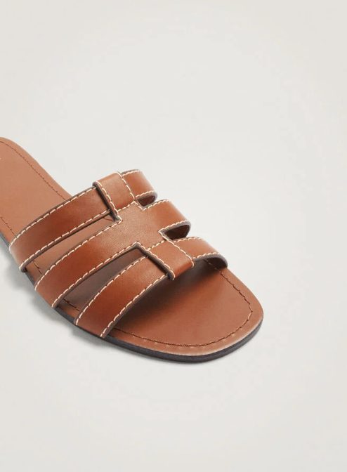 sandalias planas tiras