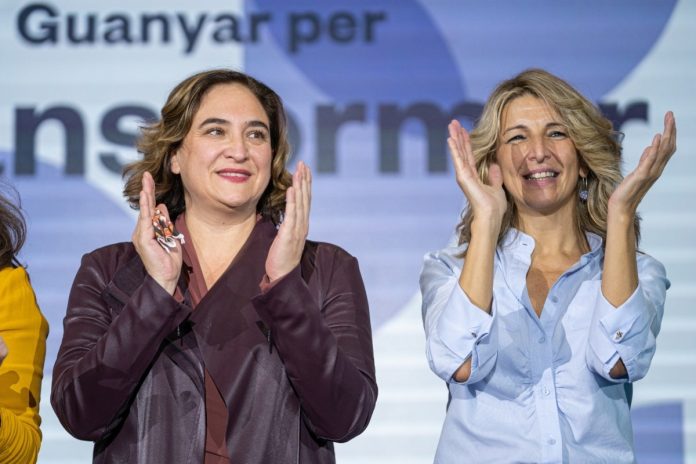 Yolanda Díaz y Ada Colau presionan a Pedro Sánchez con el reparto de los Ministerios