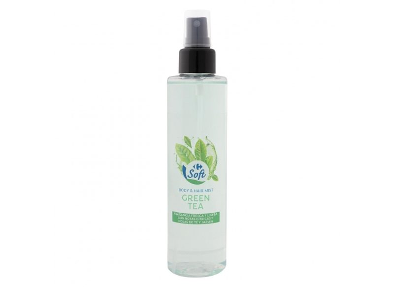 COLONIA SPRAY FRESCA Y LIGERA GREEN TEA CARREFOUR SOFT