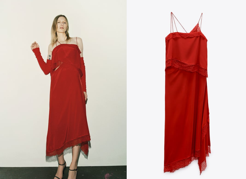 VESTIDO LENCERO ENCAJE LIMITED EDITION DE ZARA