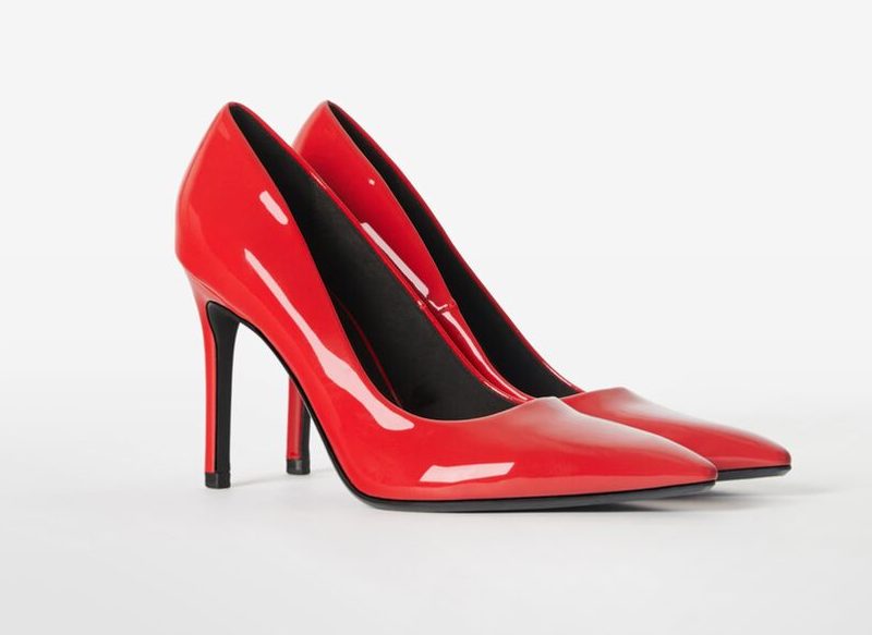 ZAPATO TACÓN BRILLO