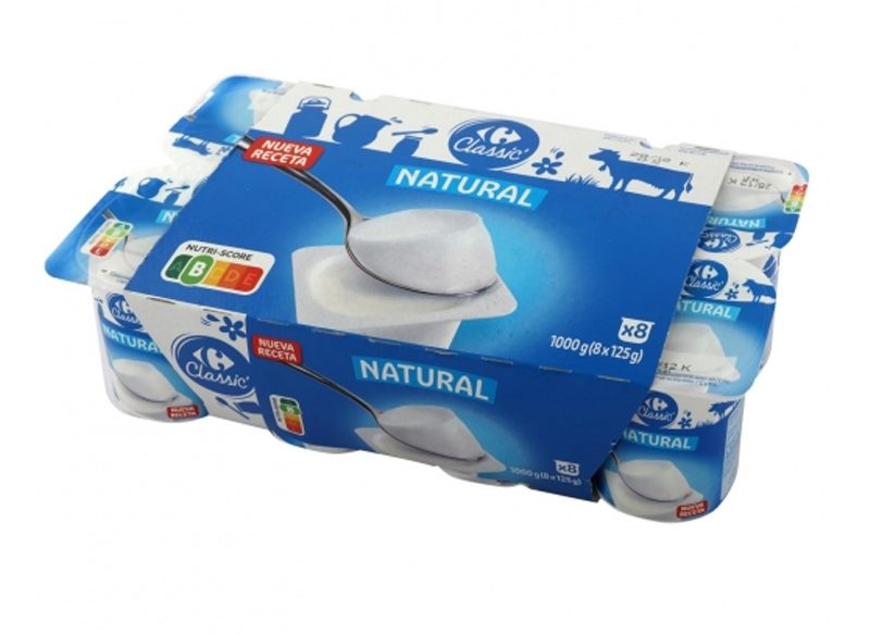 EL YOGUR NATURAL DE CARREFOUR CIERRA EL PODIO DE LA OCU