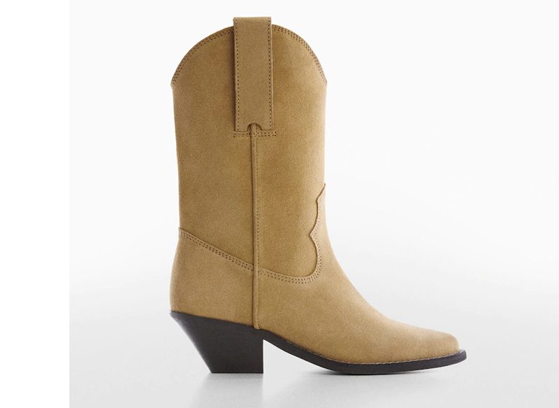 BOTÍN PIEL ESTILO COWBOY, UNAS BOTAS DE MANGO DE MODA