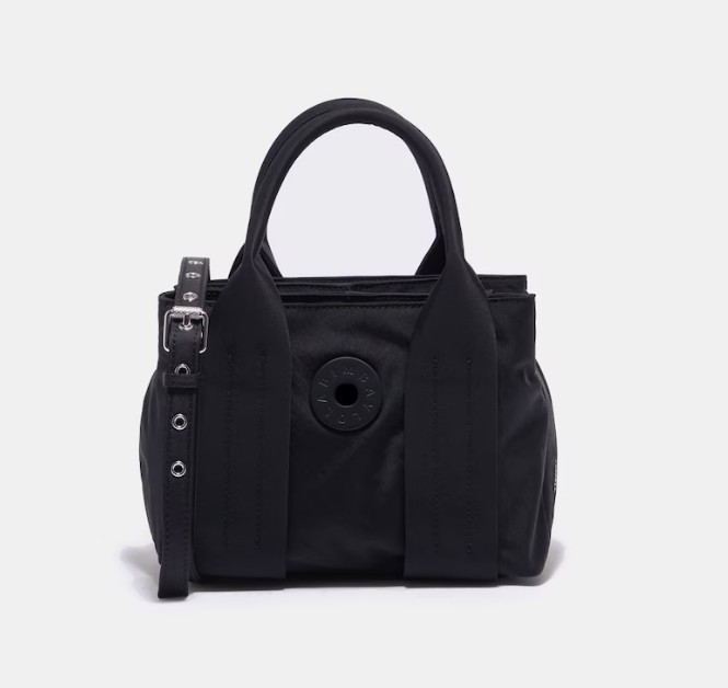 Bolso tote S nylon negro el corte ingles