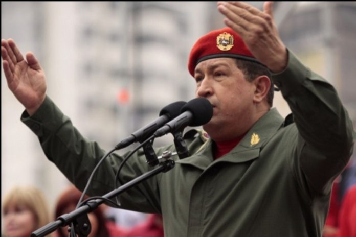 Hogo Chávez, dictador de Venezuela.