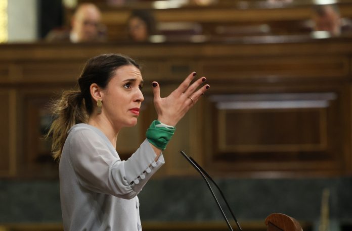 Irene Montero, ministra de Igualdad.