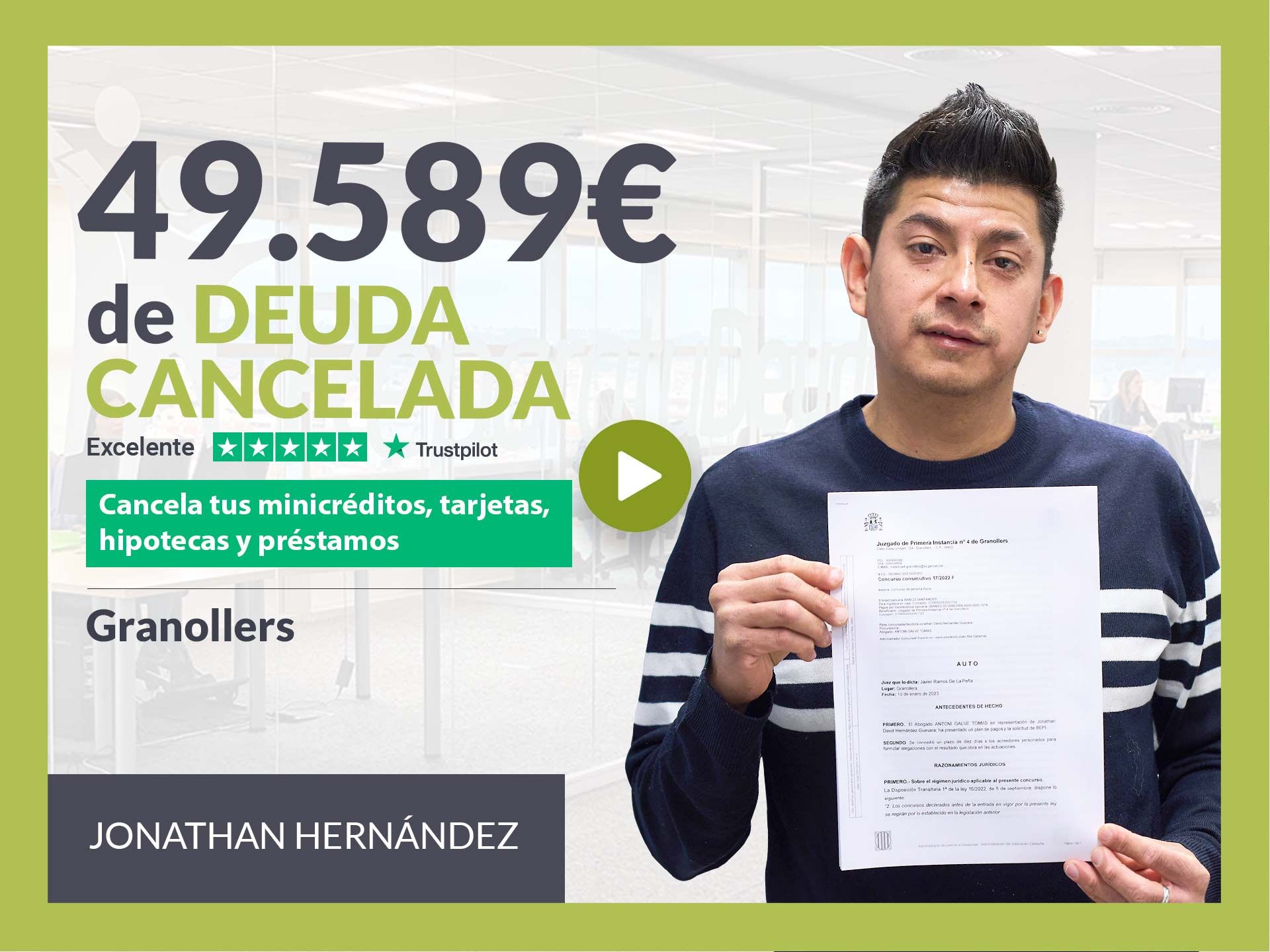 Repara tu Deuda Abogados cancela 49.589€ en Granollers (Barcelona) con la Ley de Segunda Oportunidad 1 Moncloa Repara tu Deuda Abogados cancela 49.589? en Granollers (Barcelona) con la Ley de Segunda Oportunidad